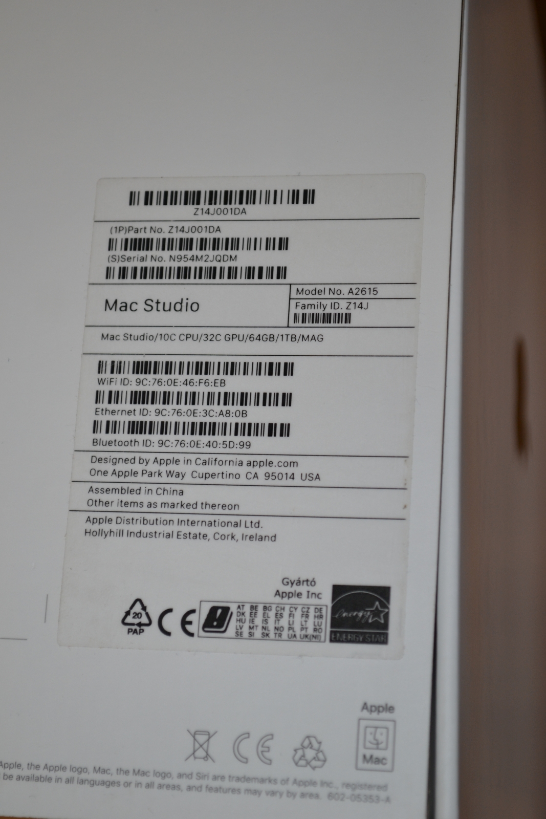 Apple Mac Studio M1 Max 5