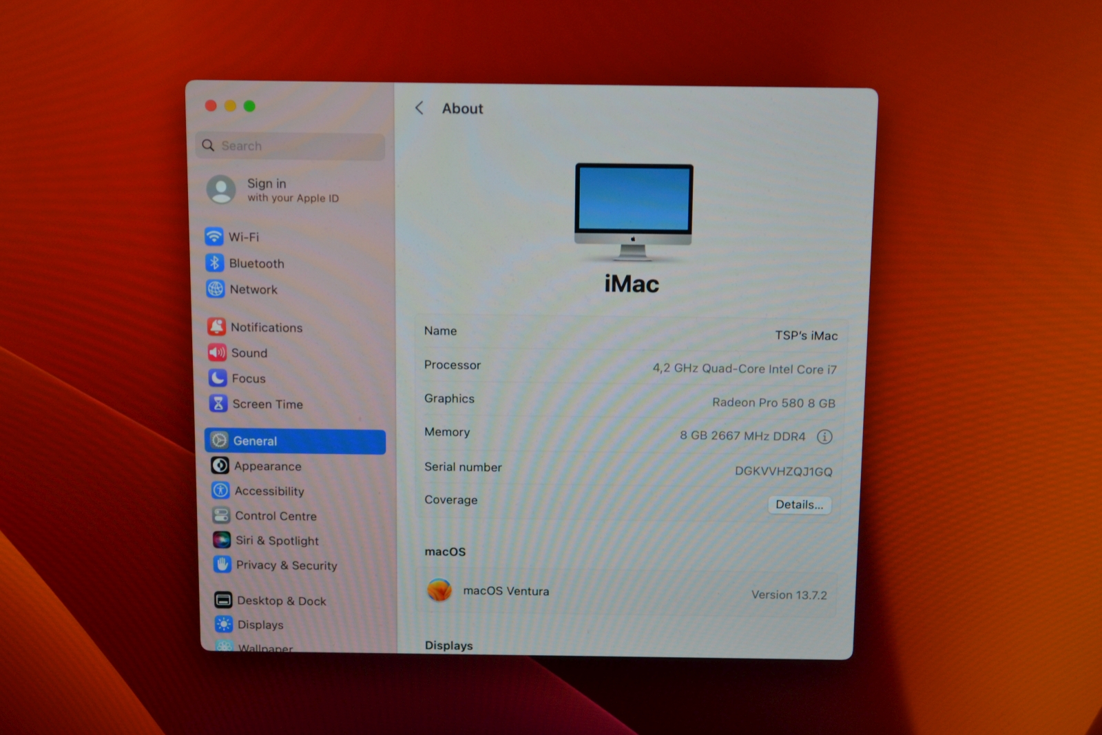 iMac 27" Retina 5K 2017  2