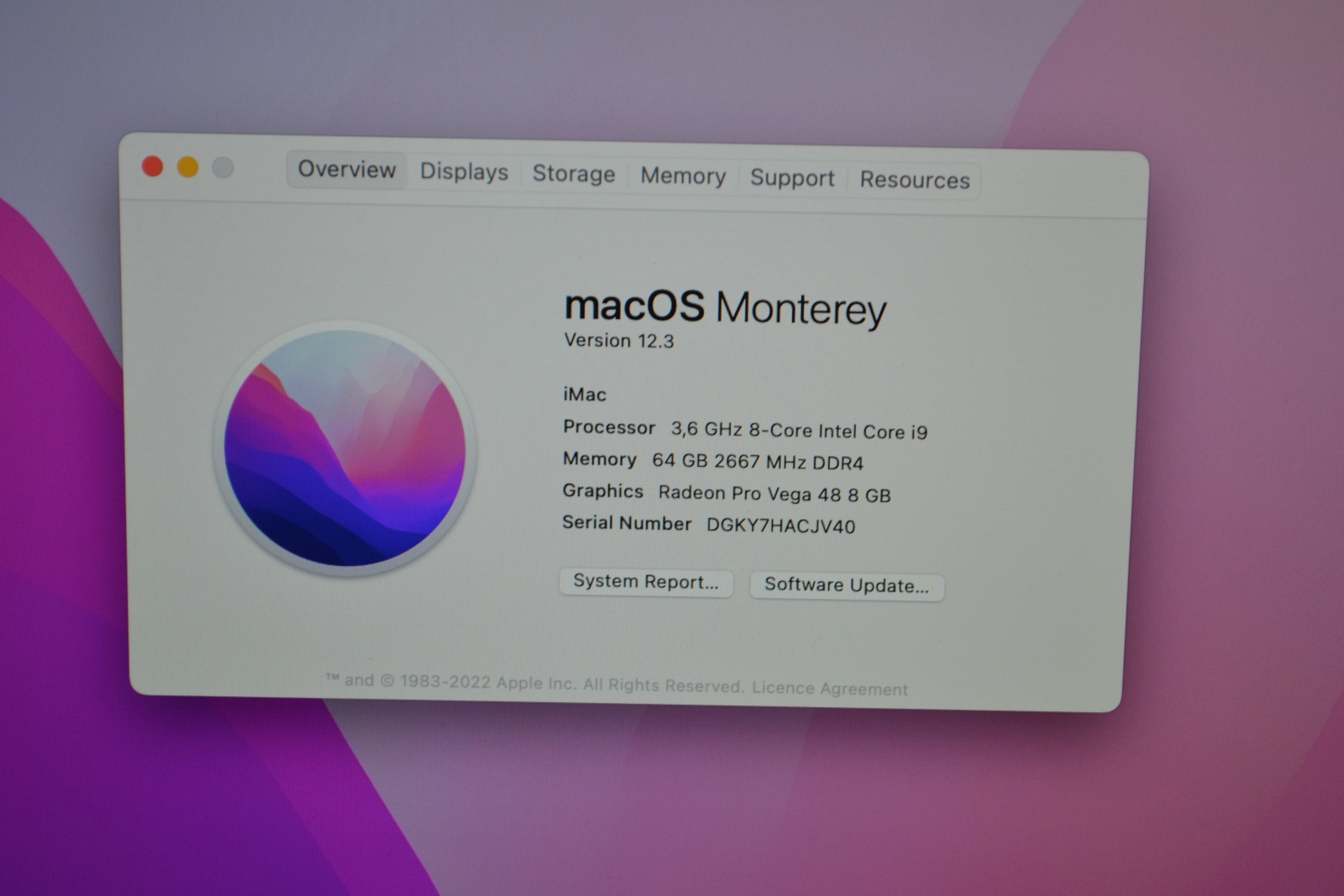 iMac 27" Retina 5K 2019  2