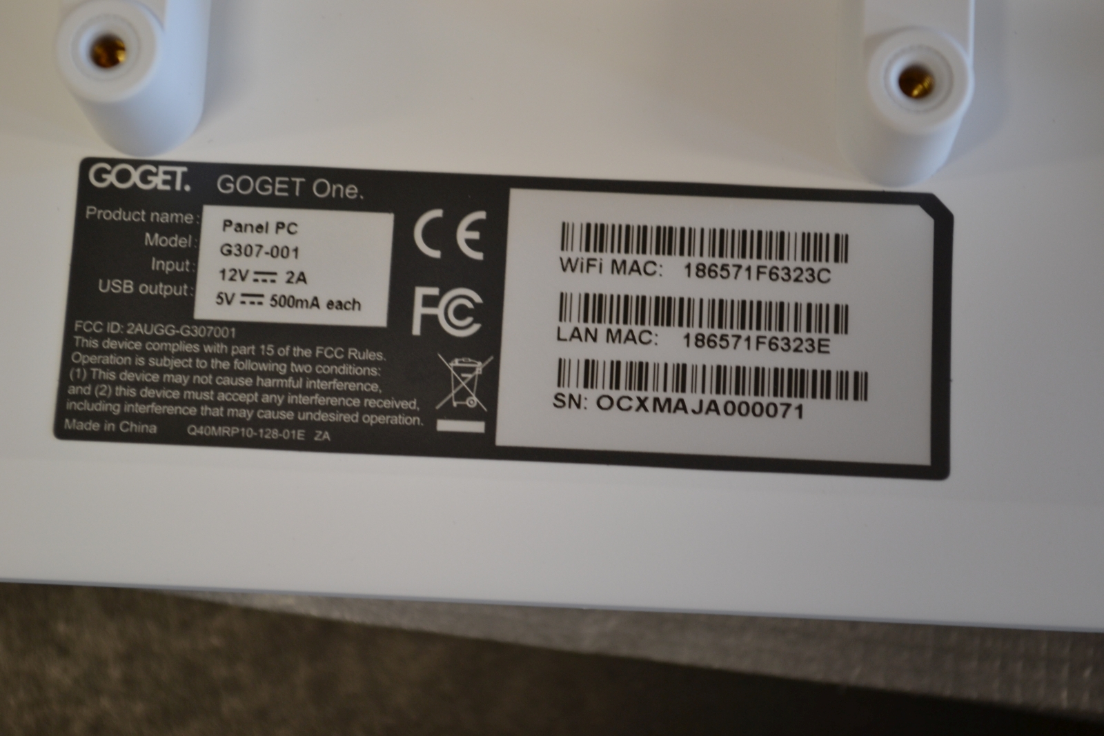 GOGET One teremfoglaltság-jelző panel -  5piece 2