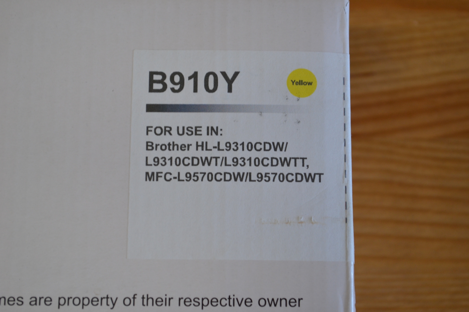 Brother toner sárga 2