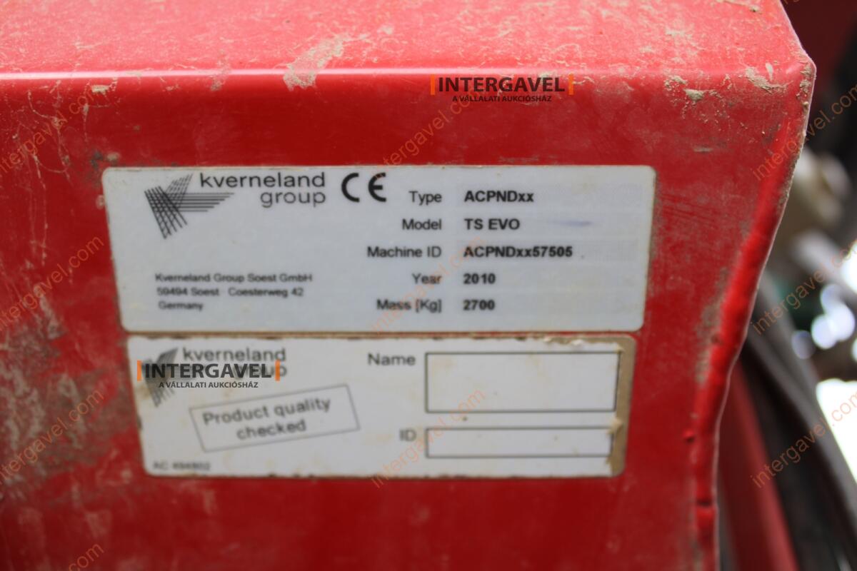 Gabona vetőgép - Kverneland 5