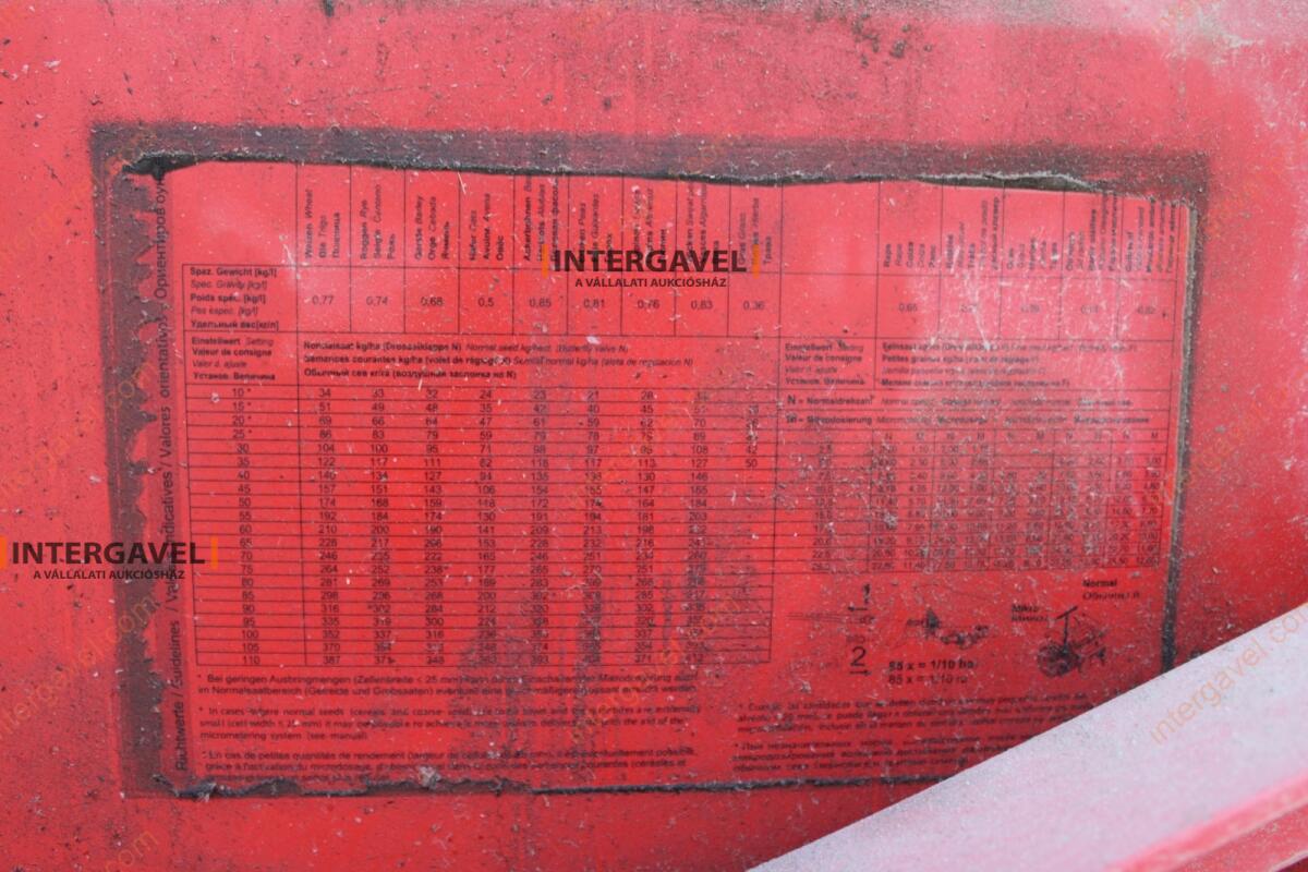 Gabona vetőgép - Kverneland 22