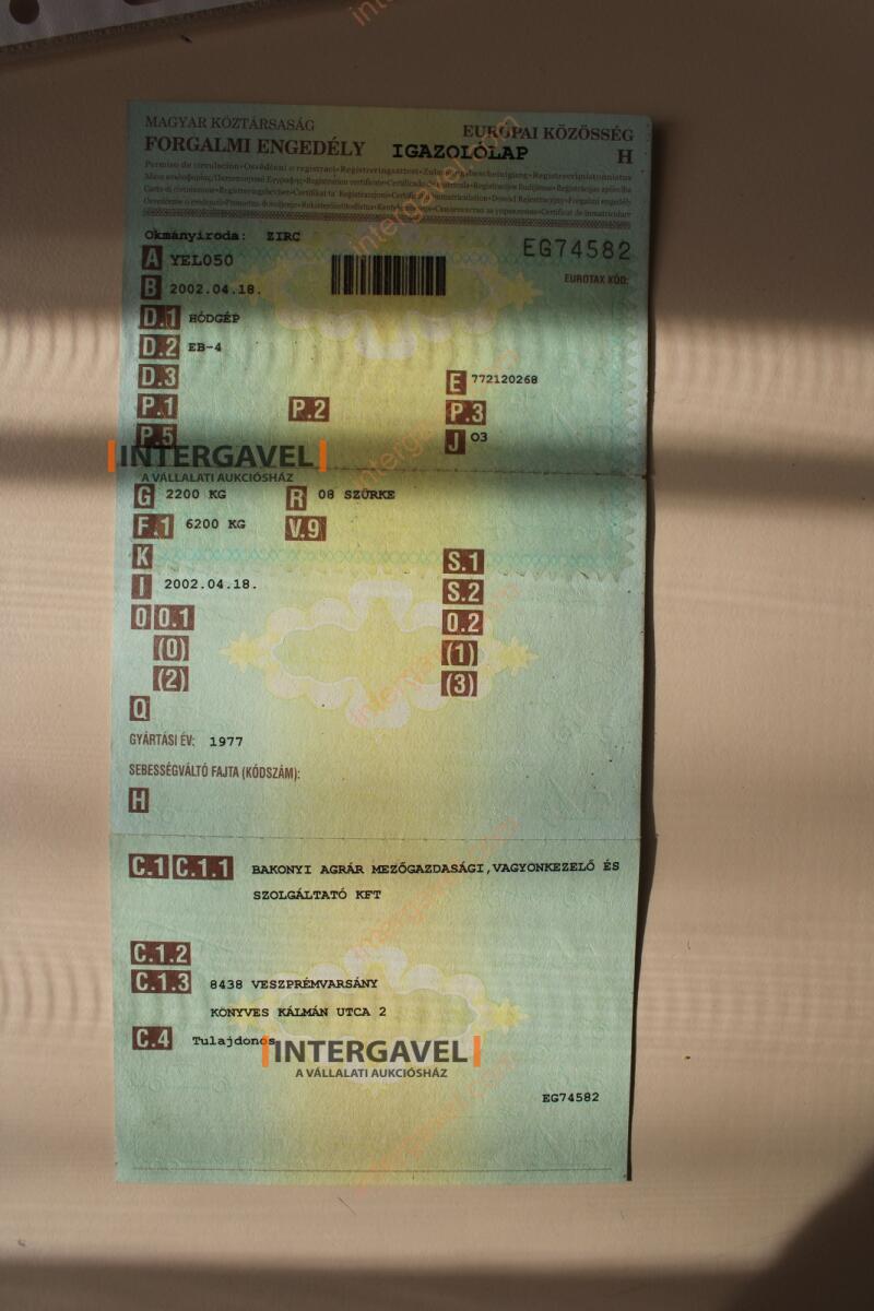 Pótkocsi - Hódgép 22