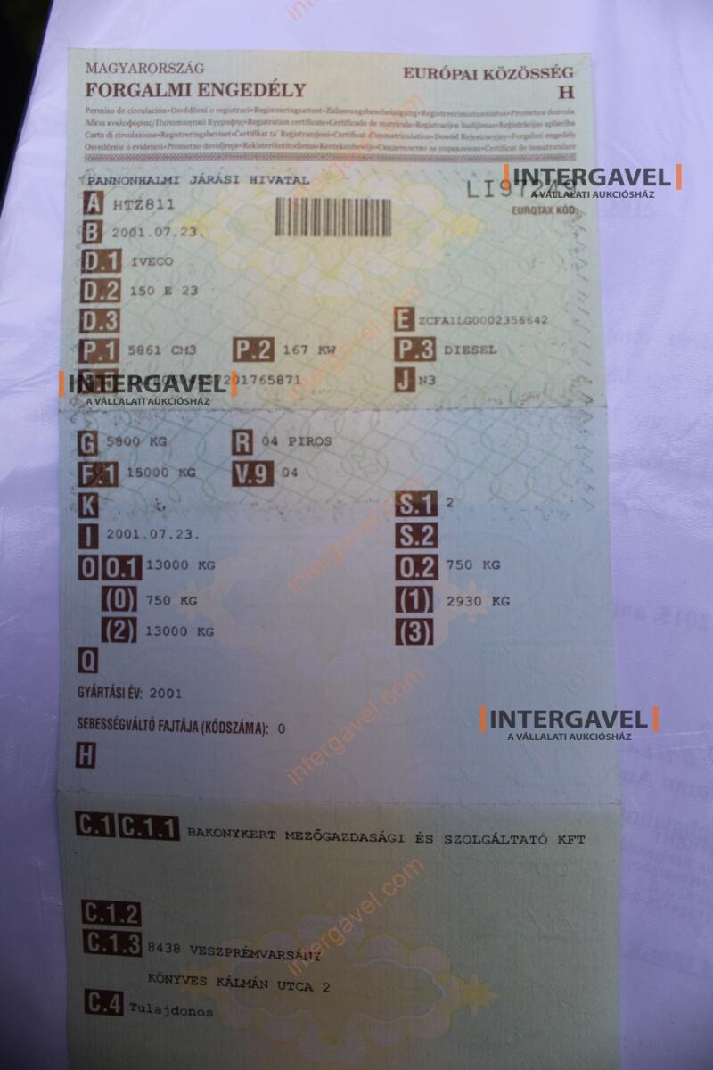 Teherautó - Iveco 44