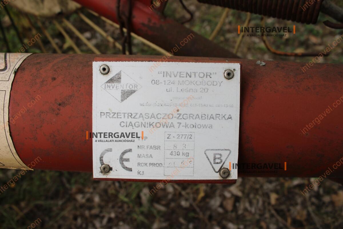 Csillagkerekes vontatott rendsodró 5